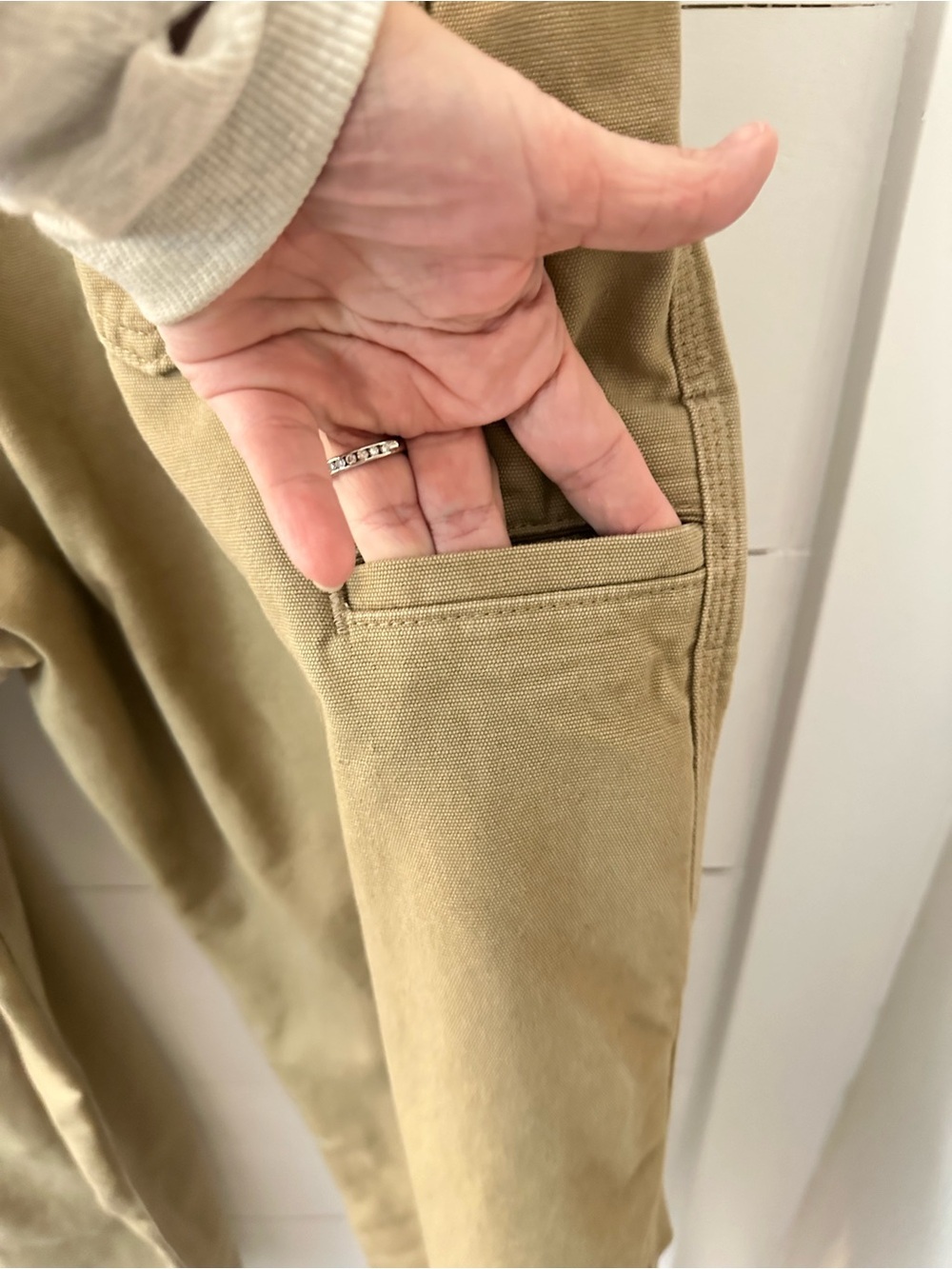 Carhartt Fire Resistant tan workwear utility straight leg pant 39X29 - Picture 12 of 14